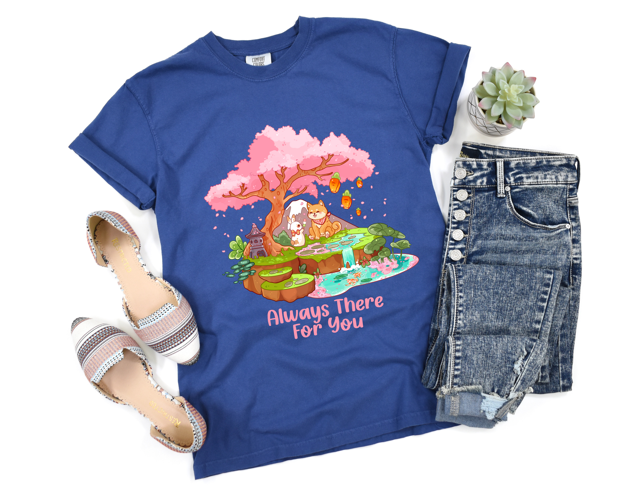 Always There For You T-Shirt - China Blue